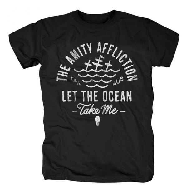 T-shirt génial The Amity Affliction T-shirts graphiques en métal hard rock