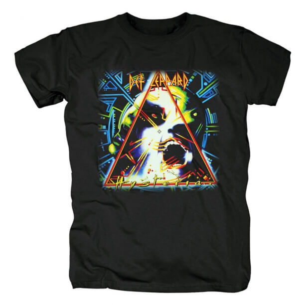 Awesome Def Leppard Tee ShirtsイギリスメタルパンクロックバンドTシャツ