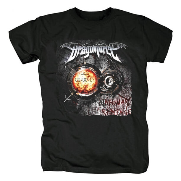 Awesome Dragonforce Inhuman Rampage Tee ShirtsメタルTシャツ