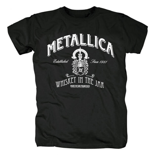 Başar Metallica Viski Kavanoza Tişörtlerin Abd Metal T-Shirt