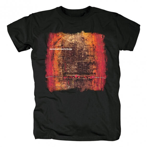 Awesome Nine Inch Nails March Of The Pigs Tees Rock T-shirt