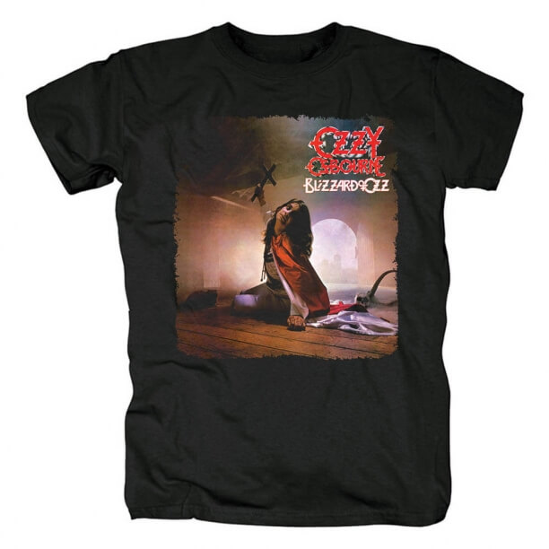 Awesome Ozzy Osbourne Banda Blizzard De Ozz T-Shirt Rock Camisas