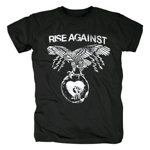 Maglietta Band Rise Against Tee Shirts Chicago Usa Punk Rock