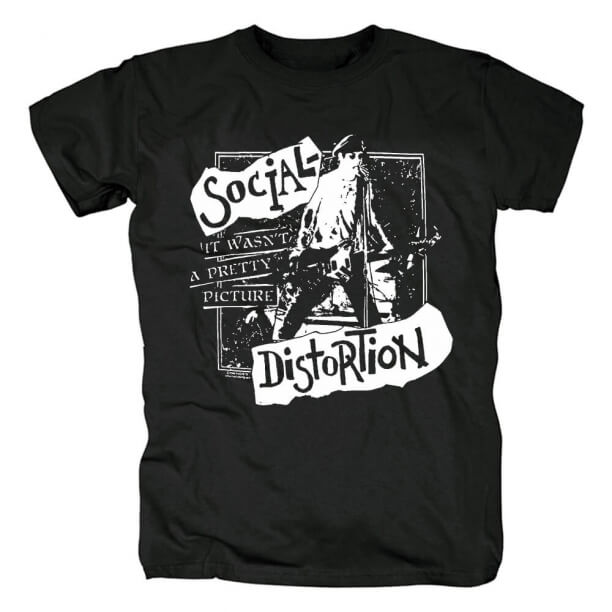 Band Social Distortion T-Shirt Californien Metal Punk Rock Tshirts