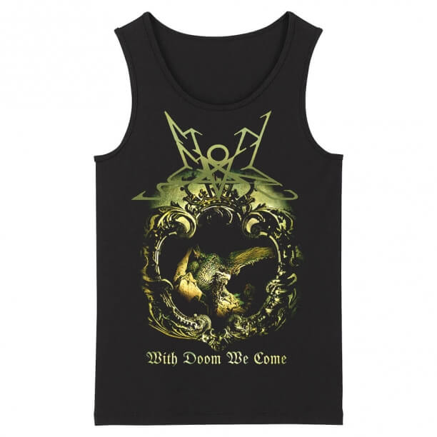 Band Summoning Sleeveless Tee Shirts Black Metal Tank Tops