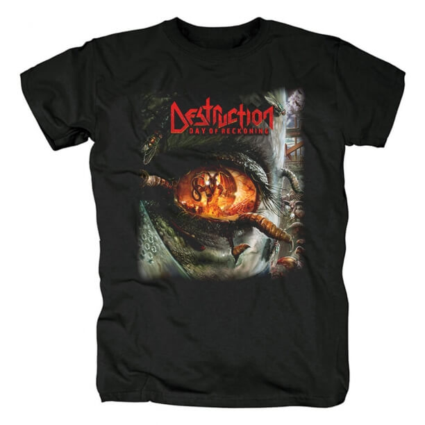 Best Destruction Day Of Reckoning Tee Shirts Metal Band T-Shirt