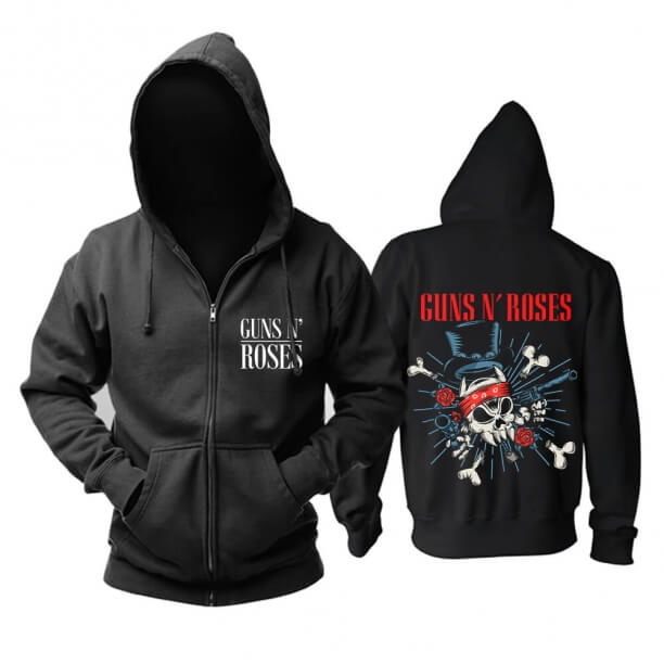 Best Guns N' Roses Hooded Sweatshirts Us Rock Band Hoodie
