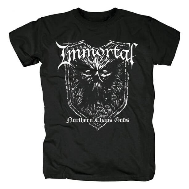 Best Immortal Northern Chaos Gods Tee ShirtsノルウェーメタルTシャツ