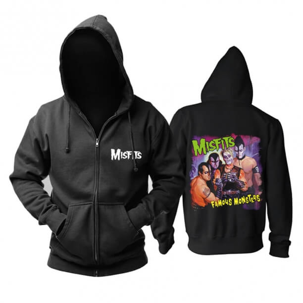 Best Misfits Famous Monsters Hoodie Hard Rock Punk Sweat Shirt