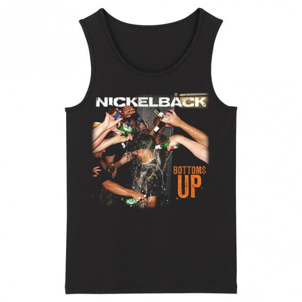 Beste Nickelback Sleeveless T Shirts Kanada-Metallrock-Band-Trägershirts