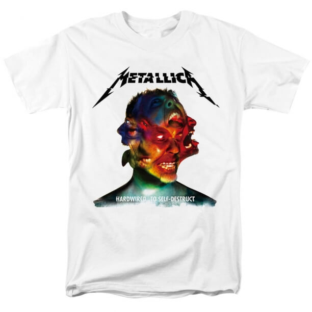 Best Us Metallica Tričko Hard Rock Metal Shirts