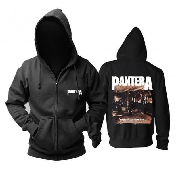 Best Us Pantera Cowboys From Hell Hoodie Metal Música Suor