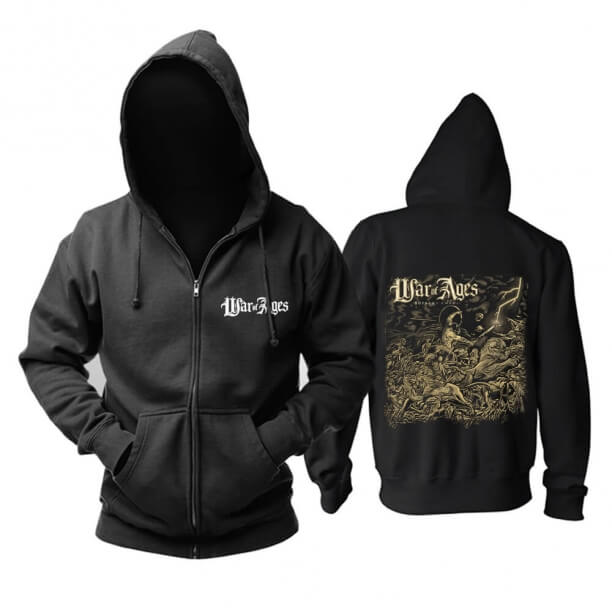 Best War Of Ages Hooded Sweatshirts Us Metal Punk Rock Band Hoodie