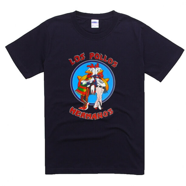 Black Breaking Bad LOS POLLOS HERMANOS Tee Shirt