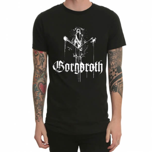 Black Gorgoroth Heavy Metal Rock Tshirt