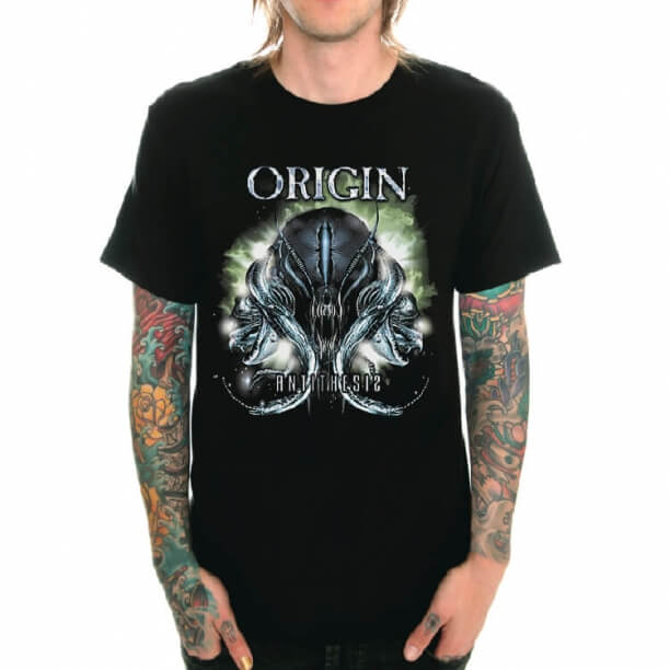 Black Heavy Metal Origin Band Rock T-Shirt 