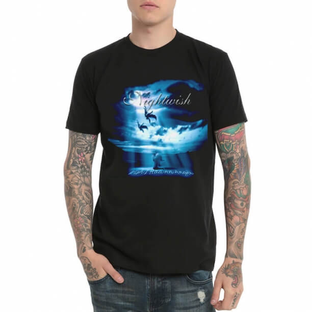 Black Metal Band Nightwish Tshirt for Youth