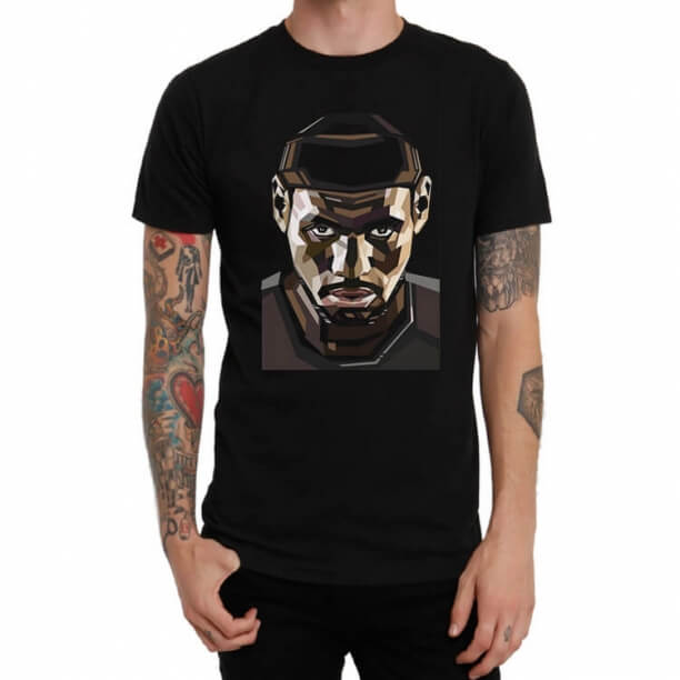 Black NBA Lebron James Tee Shirt 