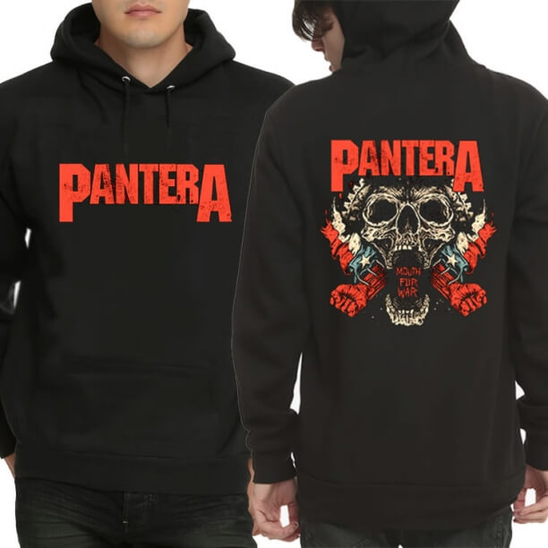 Black Pantera Hooded Pullover Cool