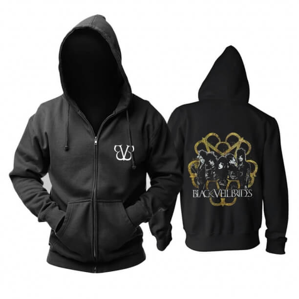 Siyah Peçe Gelinler Bvb Kapüşonlu Tişörtü Bize Hard Rock Punk Band Hoodie