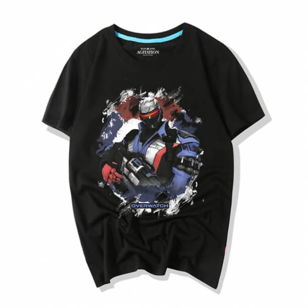  ブリザードオーバーウォッチソルジャー76 Tシャツ