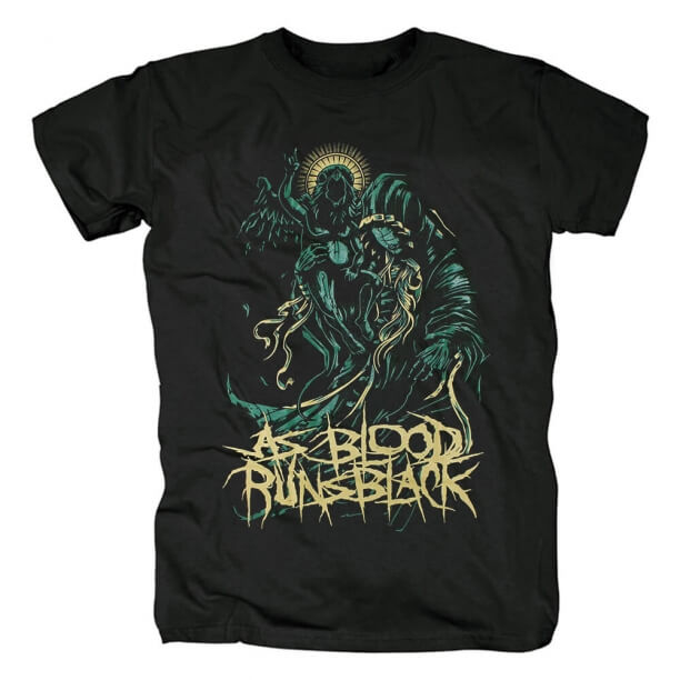 As Blood Runs T-Shirt nera Camicie rock in metallo