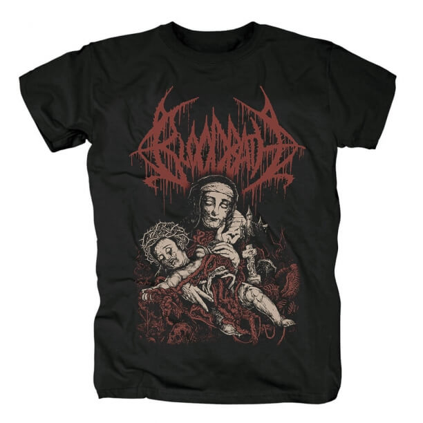 T-shirt do metal da faixa do banho de sangue