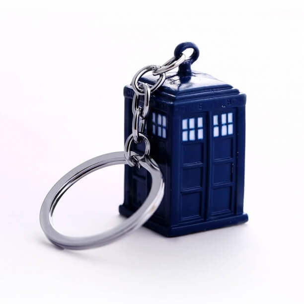 Quality Blue Doctor Who Key Chain
