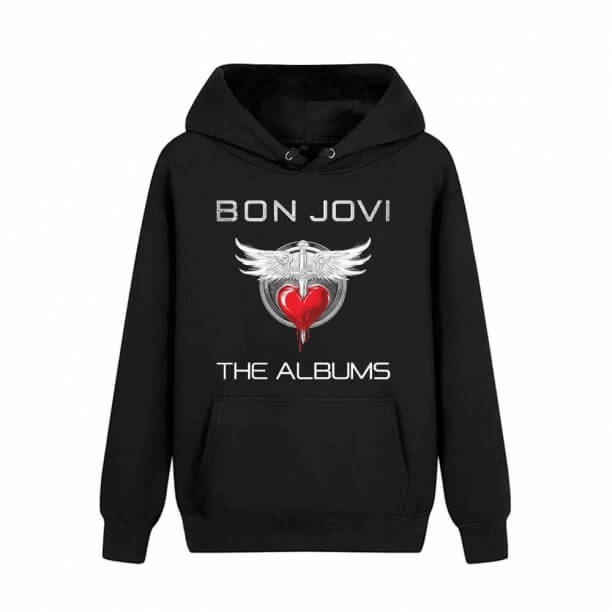 Bon Jovi Hooded Sweatshirts United States Rock Band Hoodie