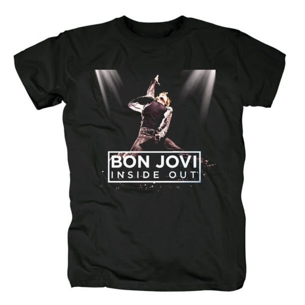 Bon Jovi Inside Out Maglietta Us Rock Band Shirts