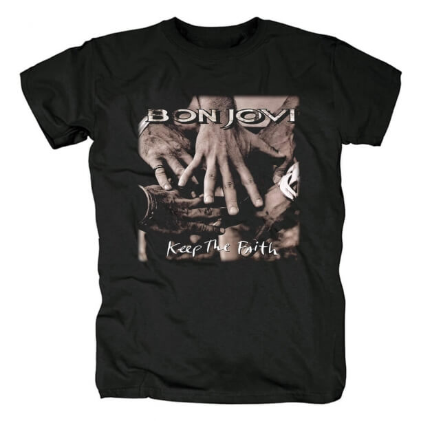 Bon Jovi T-shirt Nous Métal Rock Band T-shirt