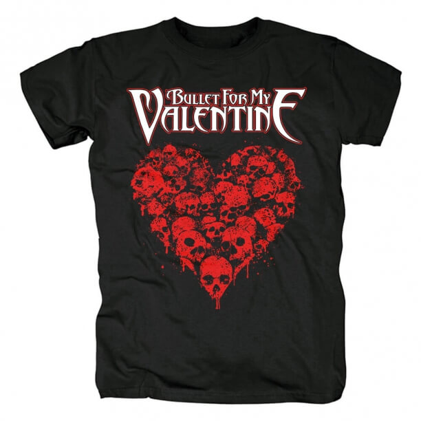 Benim Valentine için Bullet Tişörtleri İngiltere Rock Grubu Tişört