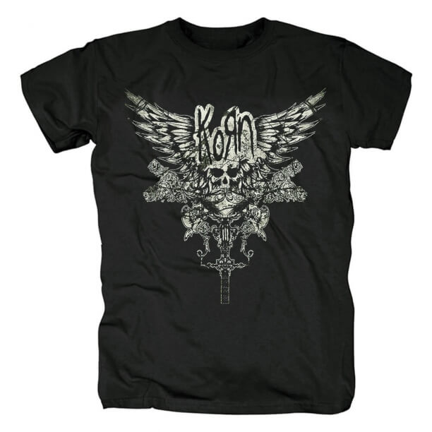 Kalifornie Metal Rock Graphic Tees Korn Band T-Shirt