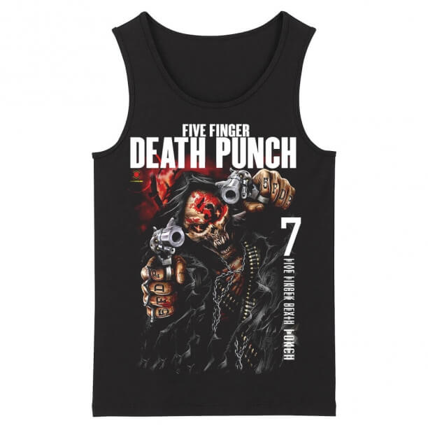 California Metal ærmeløs grafisk tee Fem Finger Death Punch Tank Tops