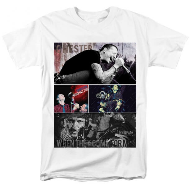 California Rock Graphic Tees Linkin Park Chester Bennington T-shirt