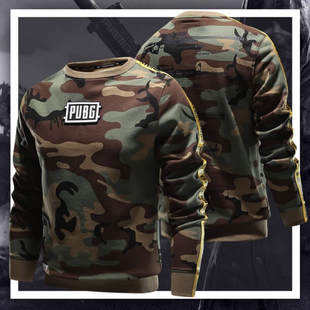 Camouflage Playerunknown Schlachtfelder Hoodie 3XL Pubg Armoury Sweatshirt