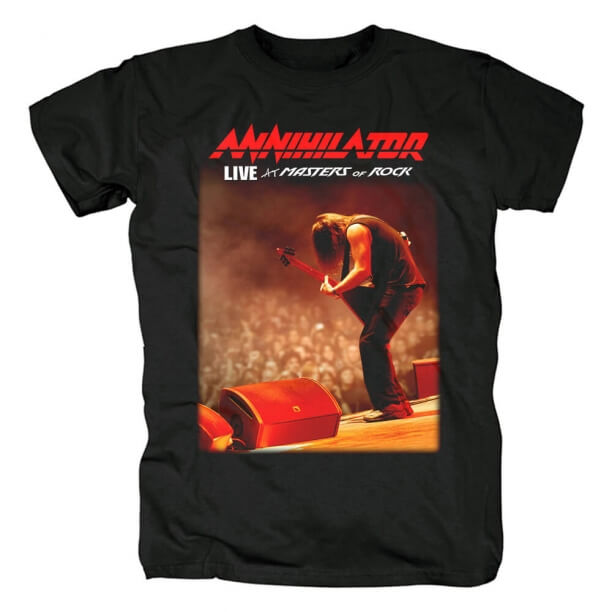 Canada Annihilator Band T-Shirt Metal Rock Shirts