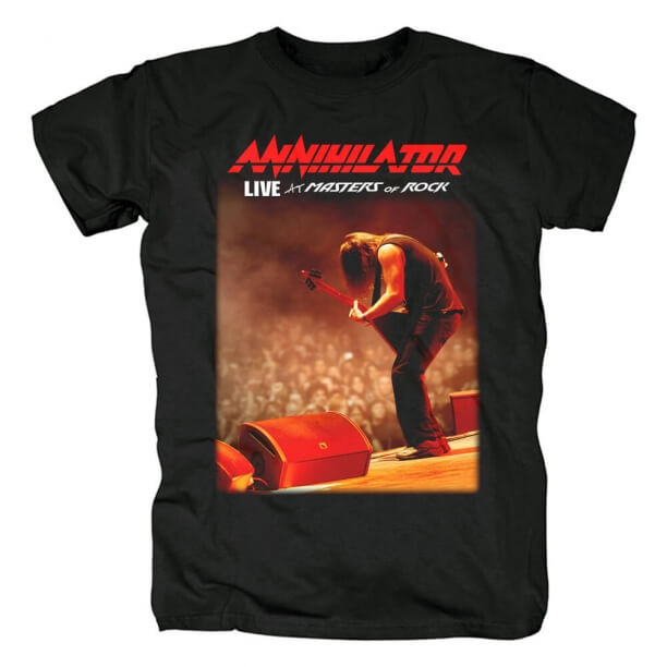 Canada Annihilator Band T-shirt Metal Rock skjorter