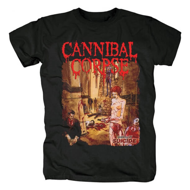 Cannibal Corpse Galéria kovových tričiek so samovraždou