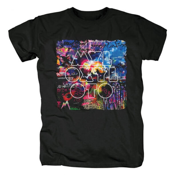 Coldplay Mylo Xyloto Tshirts Britisches Rockband-T-Shirt