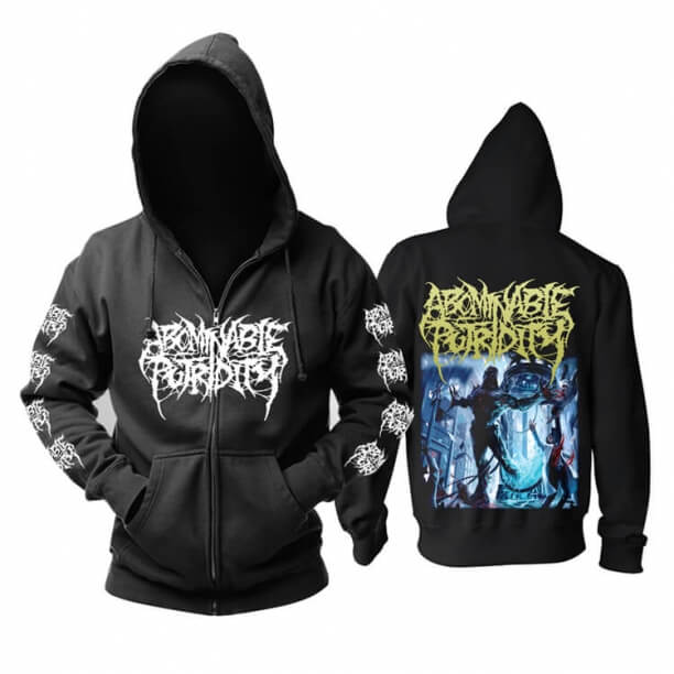 Cool, afskyelig Putridity-hættetrøje, Rusland Metal Music Band Sweatshirts