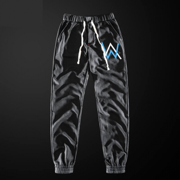 Cool Alan Walker Sweatpants Modré přiléhavé nohavice