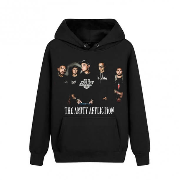 Cool The Amity Affliction Hooded Sweatshirts Hard Rock Metal Music Hoodie