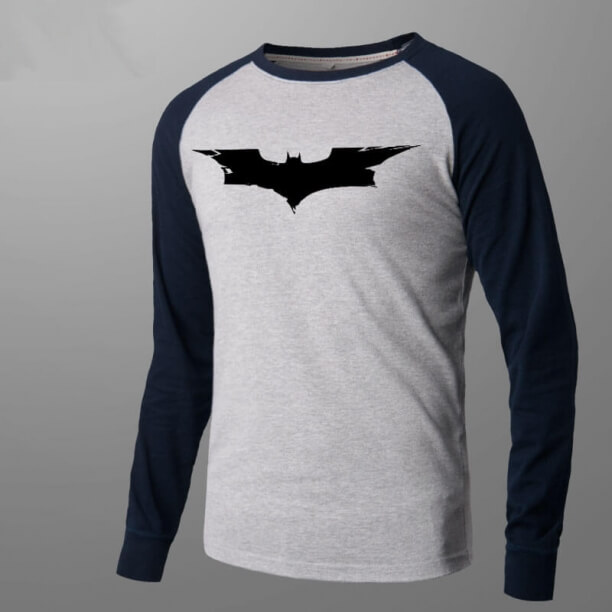 Cool Batman Grey cu maneca lunga T-shirt