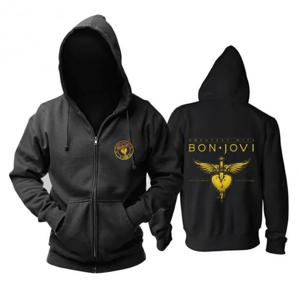 Cool Bon Jovi Kayıp Otoyol Kapüşonlu Amerika Birleşik Devletleri Rock Hoodie