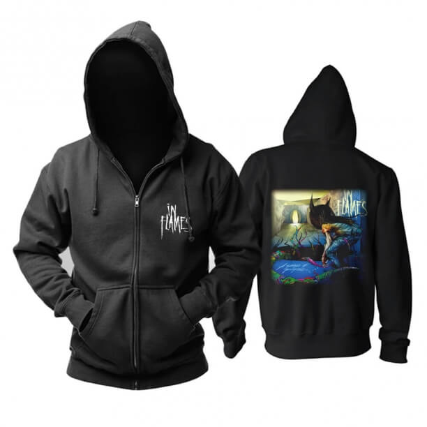 Cool In Flames Hoody Sweden Metal Rock Hoodie