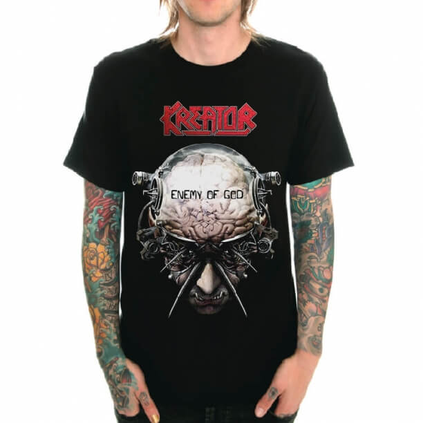 เสื้อ Kreator Rock Tshirt สีดำ