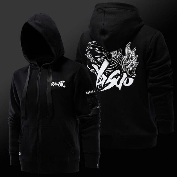 Cool LOL Yasuo Hættetrøje League of Legends Unforgiven Sweatshirt