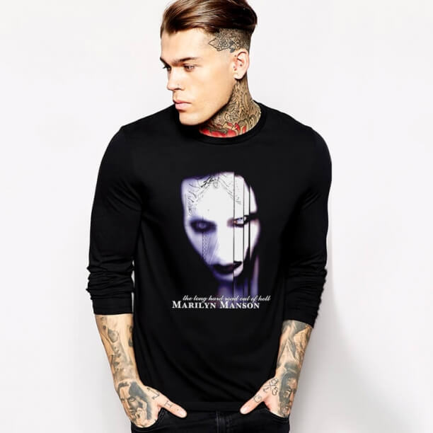 Camiseta de manga larga Cool Marilyn Manson