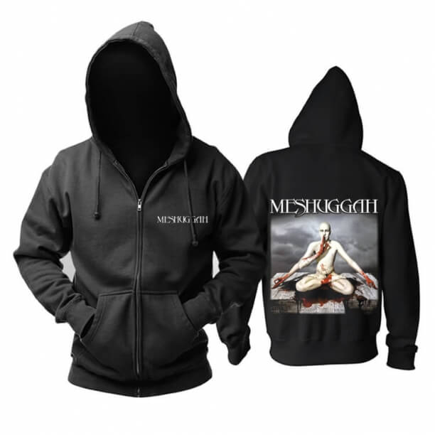 Kühler Meshuggah mit Kapuze Sweatshirt-MetallfelsenHoodie